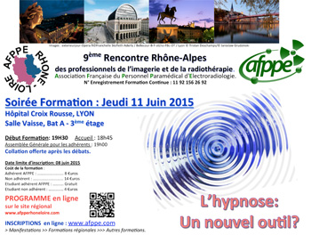 9 ème Rencontre Rhône-Alpes des professionnels de l’imagerie et de la radiothérapie