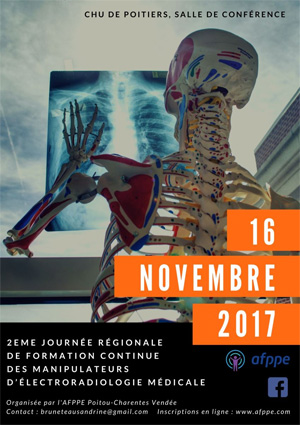 2e Journée régionale de formation continue des manipulateurs AFPPE Poitou Charente Vendée
