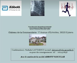 3ème rencontre paramédicale de Cardiologie Interventionnelle de la région Rhône Alpes